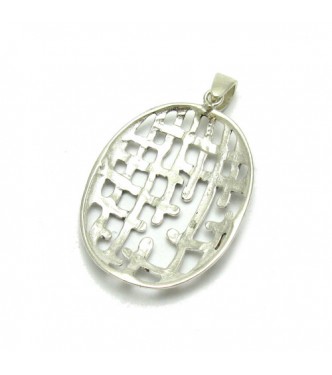 PE001163 Handmade sterling silver pendant solid 925  Empress